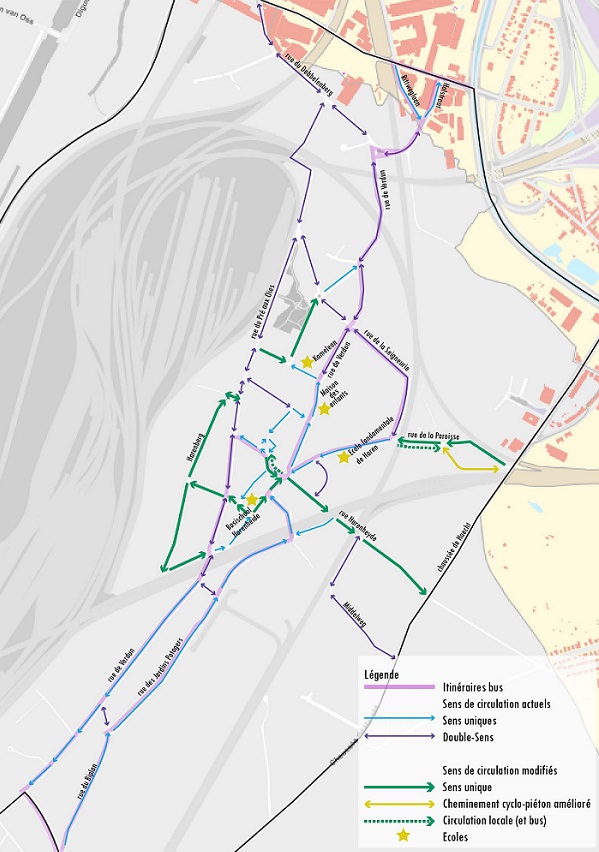 Low-traffic Haren map