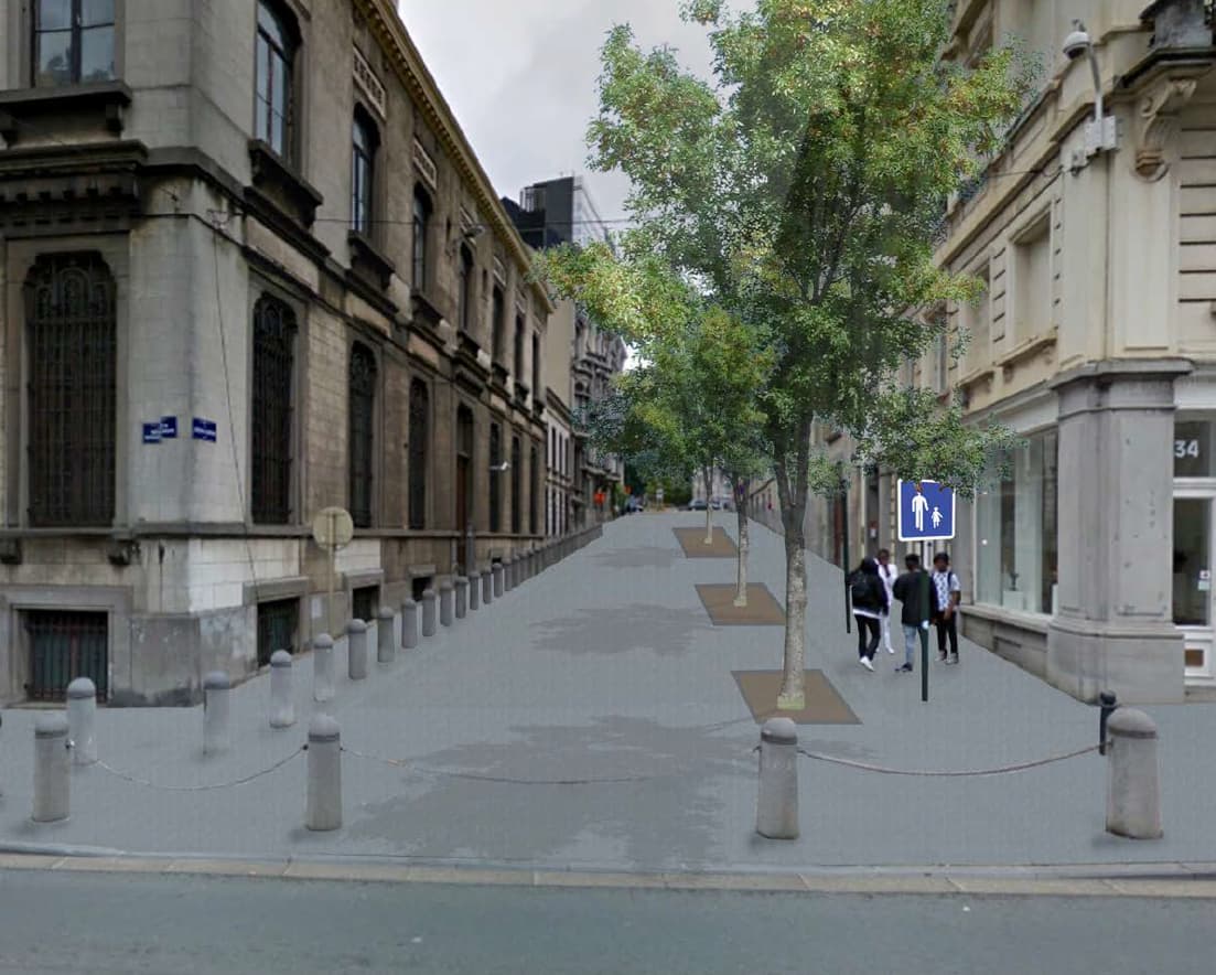 Rue Joseph Dupont redevelopment