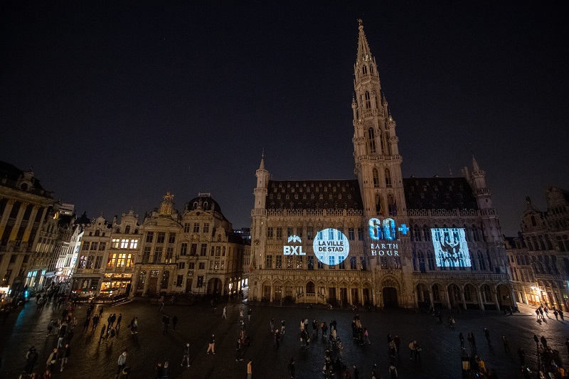 Earth Hour Grand-Place 2022