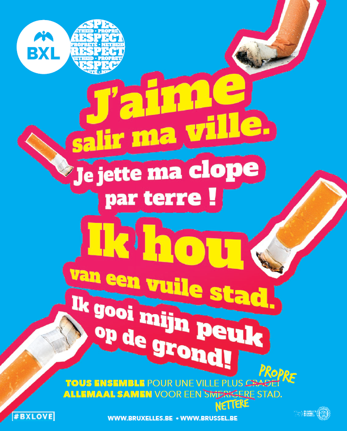 Poster of the butt campaign