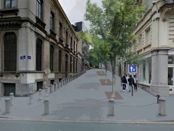 Rue Joseph Dupont redevelopment