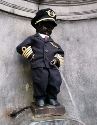 Manneken-Pis and Brussels Airlines