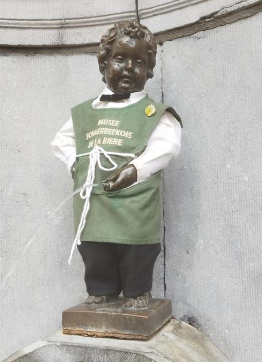 Manneken-Pis as beer brewer
