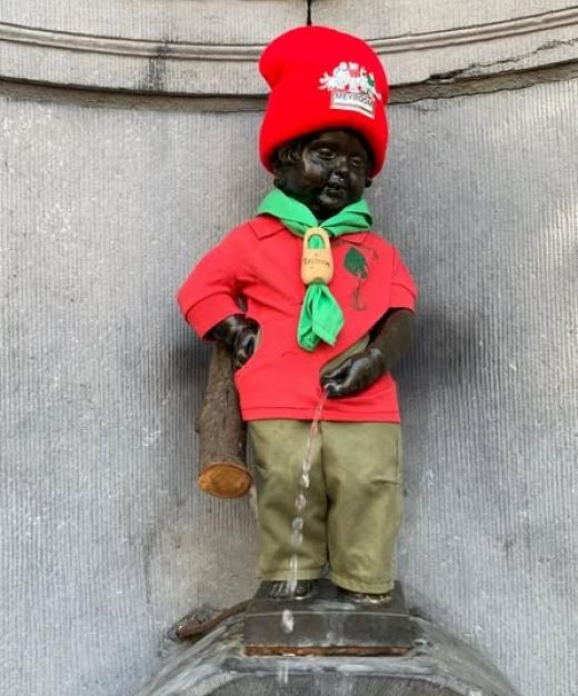 Manneken-Pis as Buumdroeger