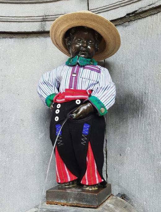Manneken-Pis honors Guatemala