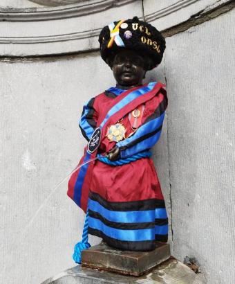 Manneken-Pis in the Order of Disciples of St-Luc