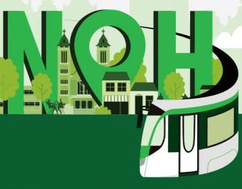 Meeting. A tram for Neder-Over-Heembeek