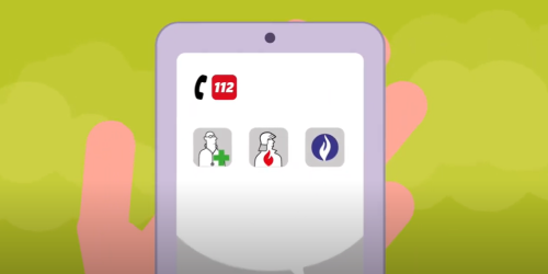 Download the 112 BE app!