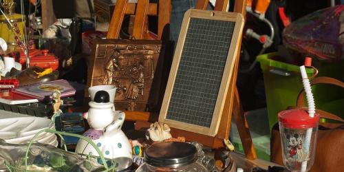 Versailles flea market and neighbourhood party