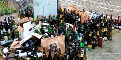 Keep bottle banks clean!