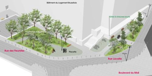 Marolles project - Redevelopment of public spaces and housing blocks