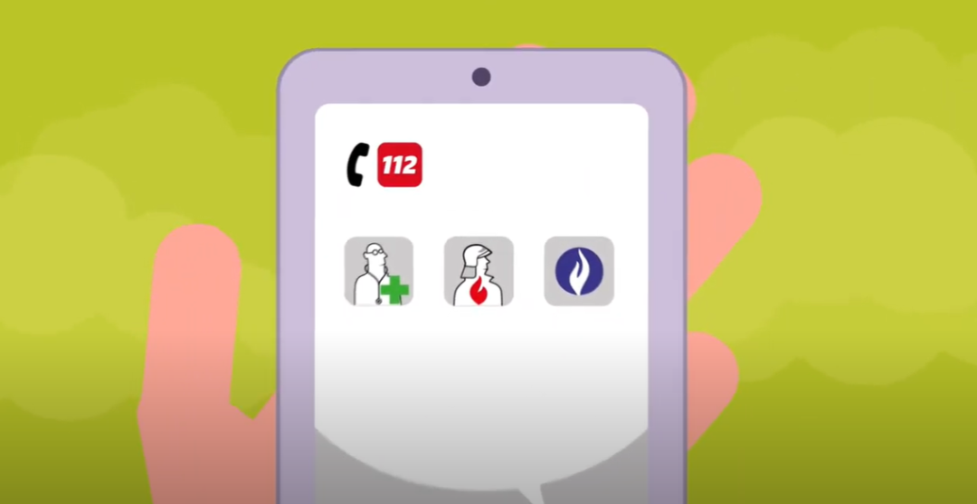 Download the 112 BE app!