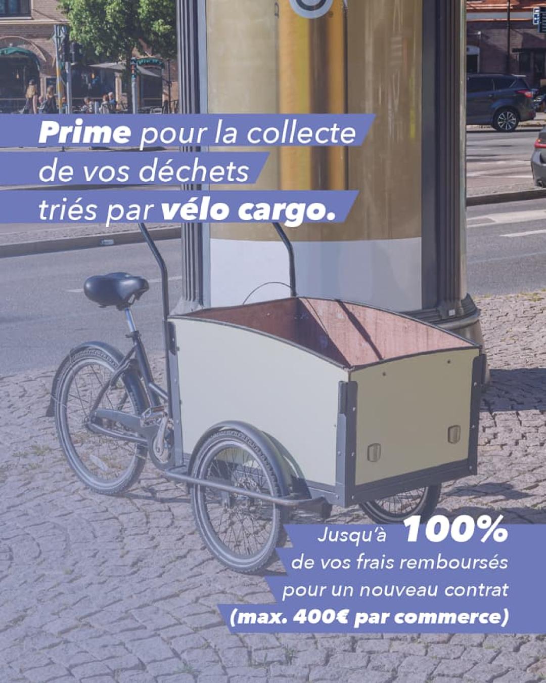 Bonus for waste collection by cargo bike (professional)