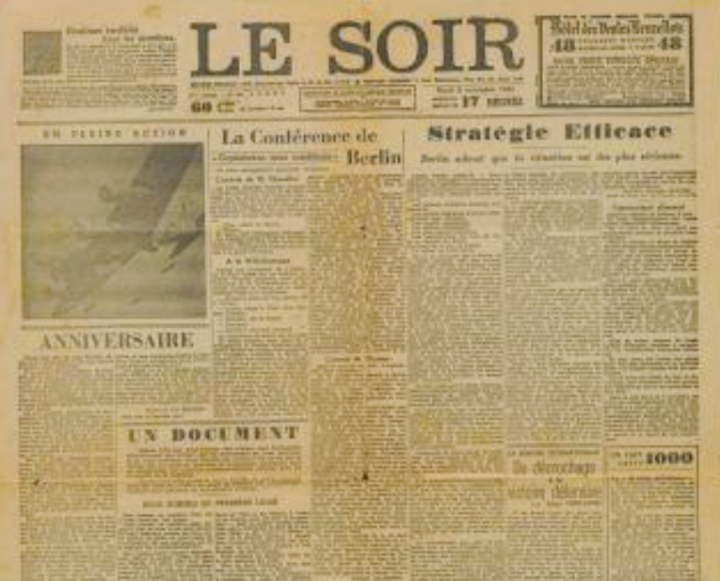 Newspaper 'Faux Soir' celebrates 75th anniversary