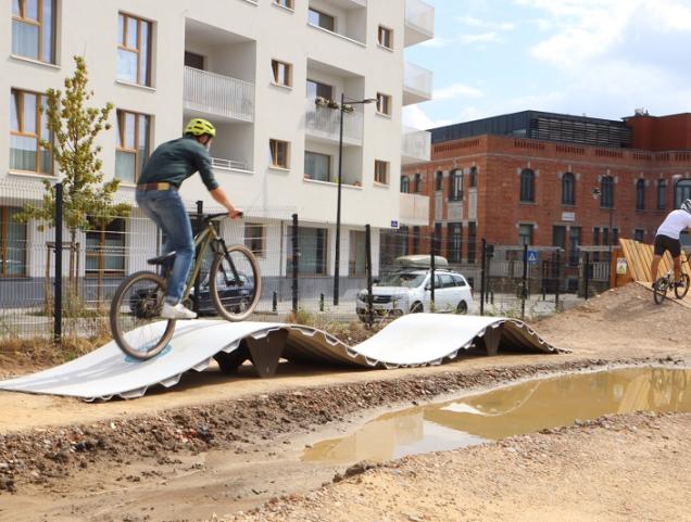 First 100% sustainable pump track in the City of Brussels