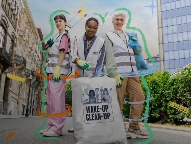 Join the Wake-up Clean-up movement!