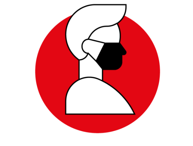 Face mask in Brussels