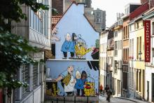 Blondin & cirage (Jijé) - Rue des Capucins - click to enlarge